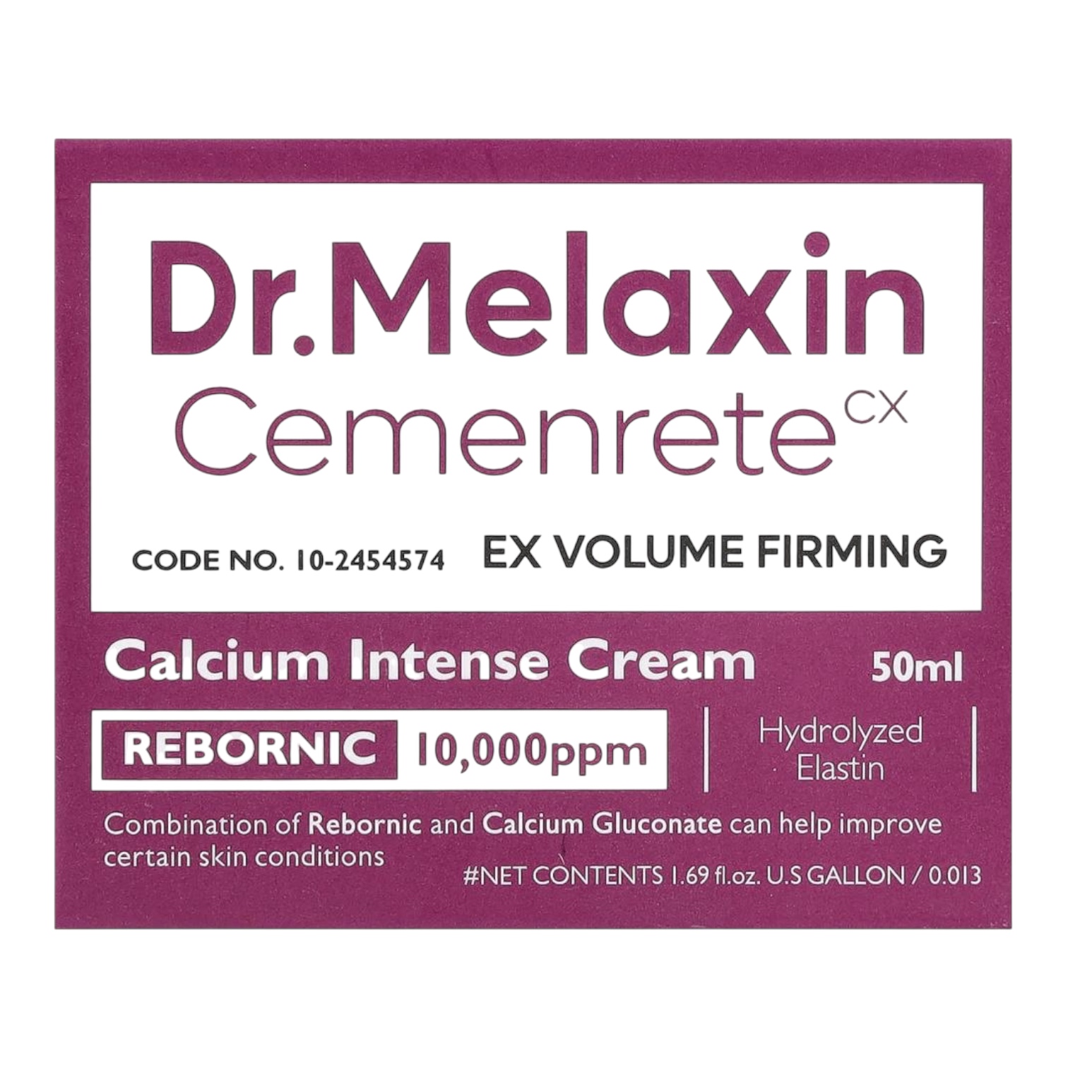 DR.MELAXIN CEMENRETE LINE – krem zwiększający elastyczność skóry 50ml