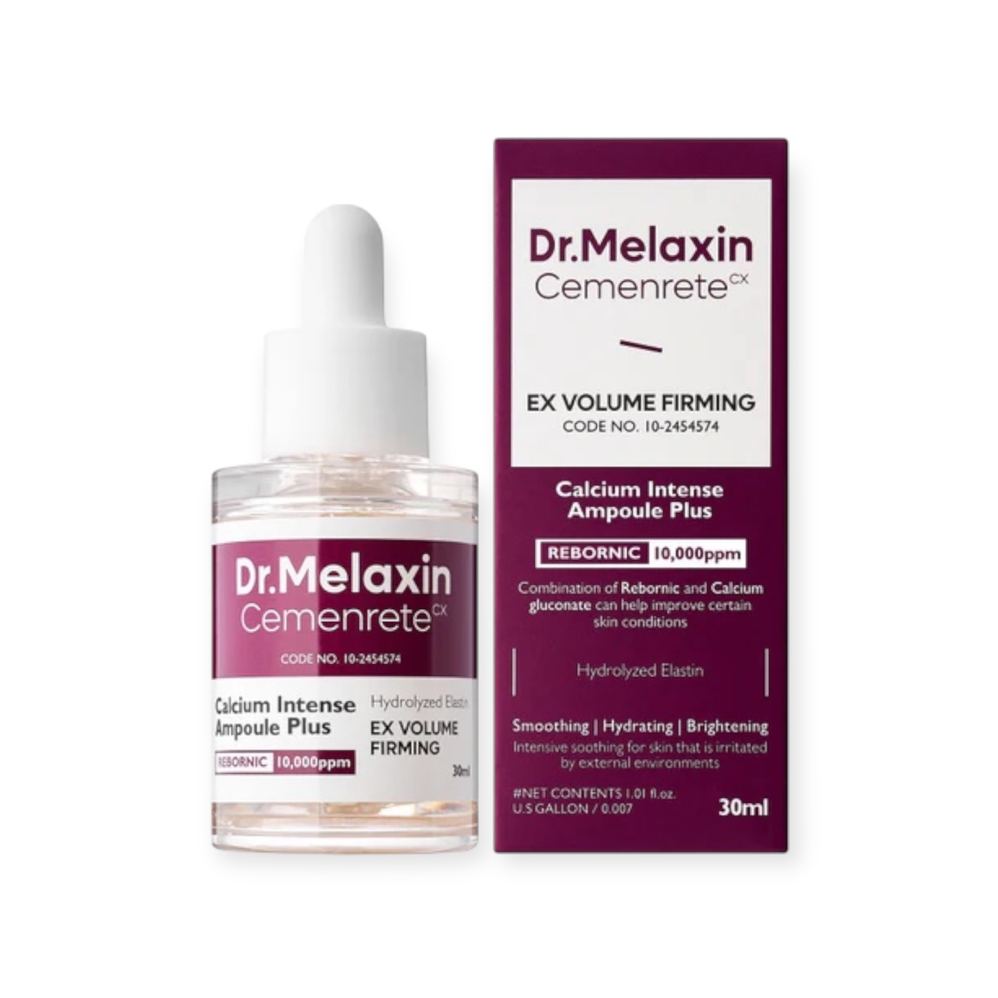 DR. MELAXIN Cemenrete Calcium Intense Ampoule Plus – regeneracyjna ampułka 30 ml