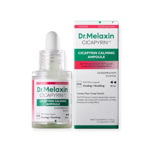 DR.MELAXIN CICAPYRIN CALMING AMPOULE – serum do twarzy z kompleksem chłodzącym 30 ml