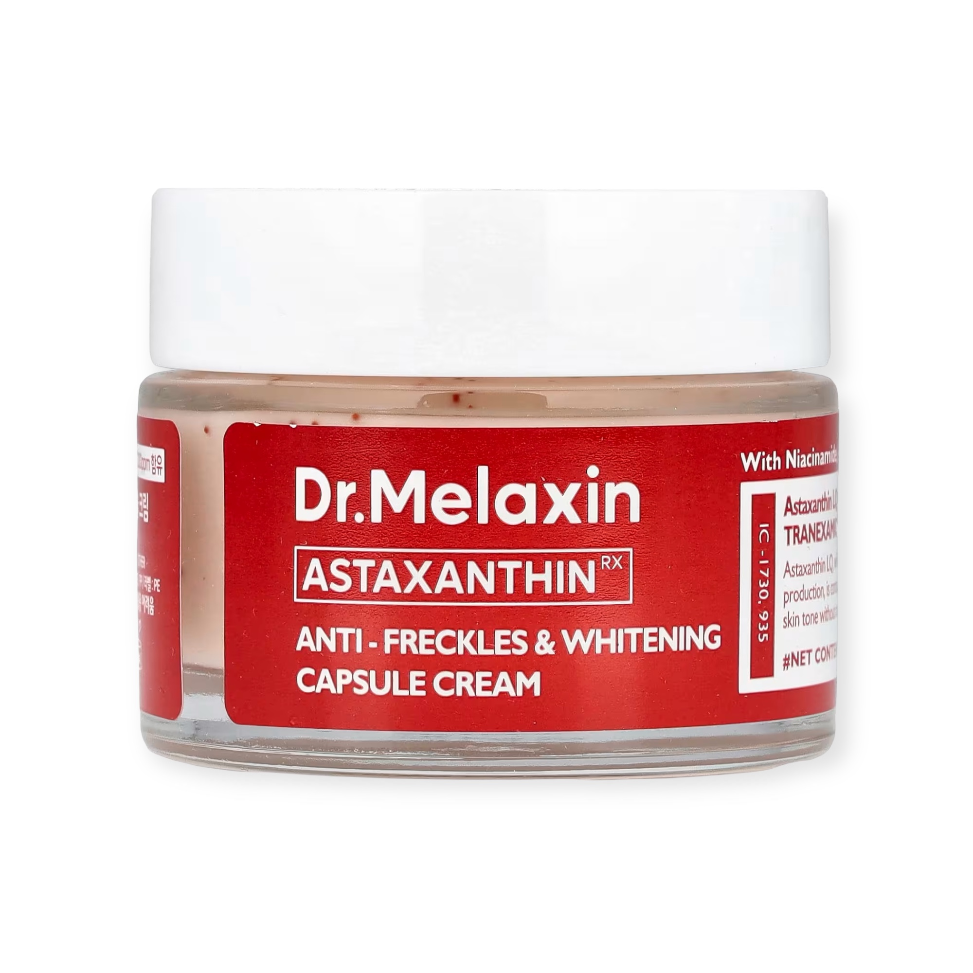DR. MELAXIN Astaxanthin Anti-Freckles & Whitening Capsule Cream – rozjaśniający krem odmładzający z astaksantyną 50 ml