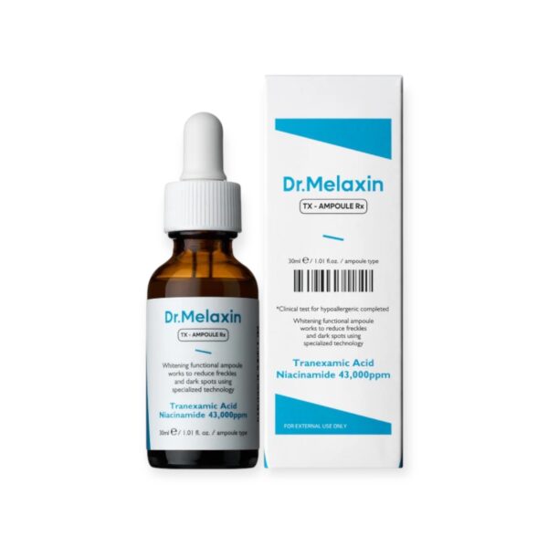 DR. MELAXIN TX-Ampoule – skoncentrowane serum rozjaśniające z kwasem traneksamowym 30 ml