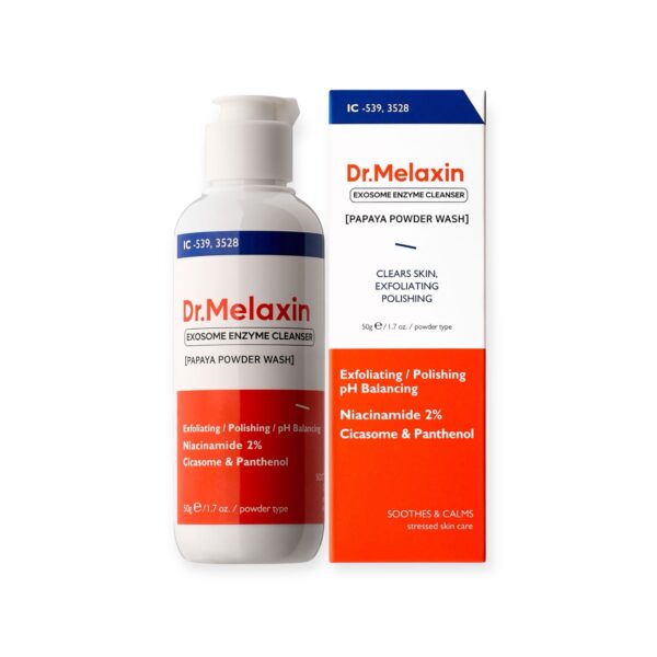 DR.MELAXIN Exosome Line – enzymatyczny puder oczyszczający z egzomosomami 50 g