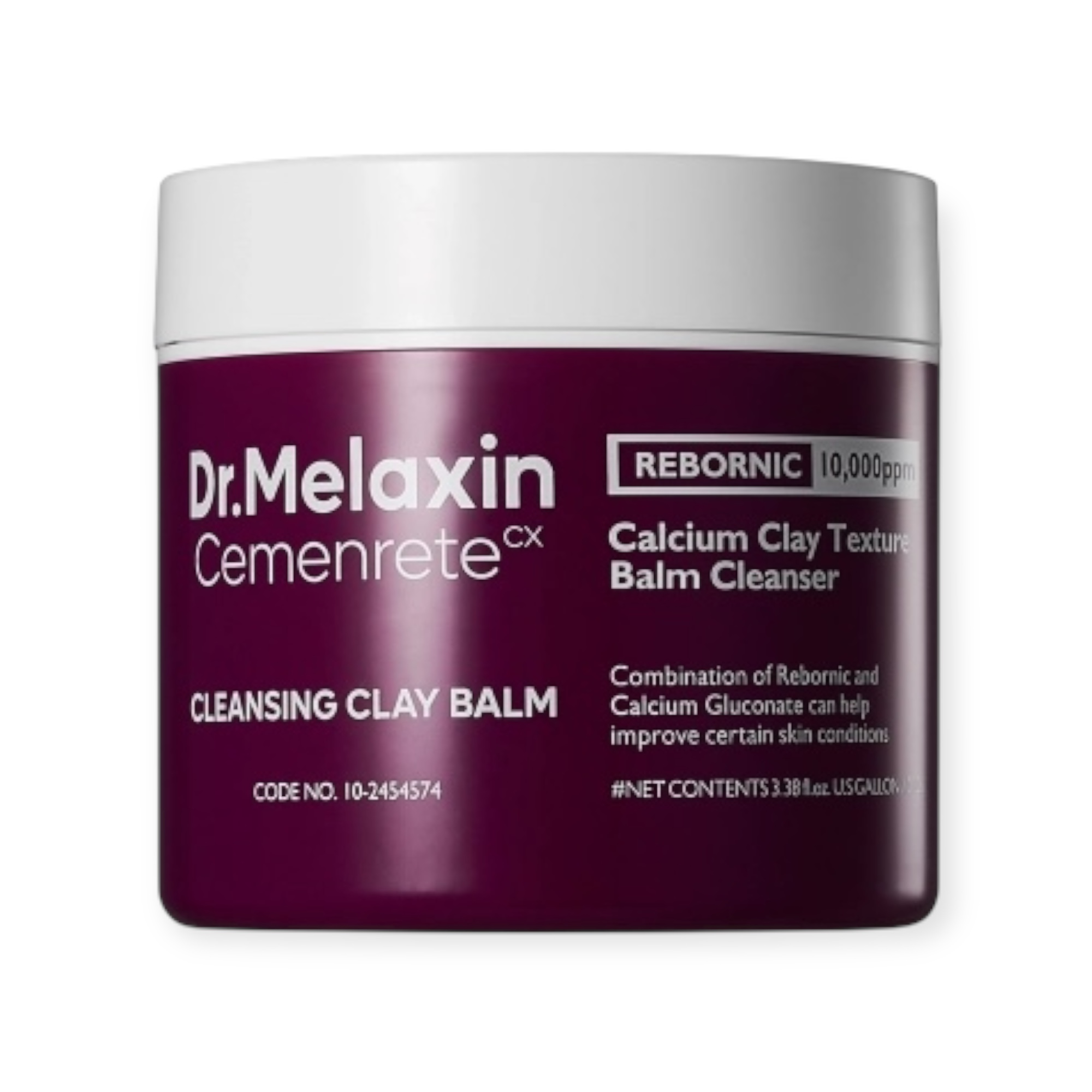 DR.MELAXIN Cemenrete Line – oczyszczający balsam glinkowy do demakijażu i pielęgnacji skóry 100 ml