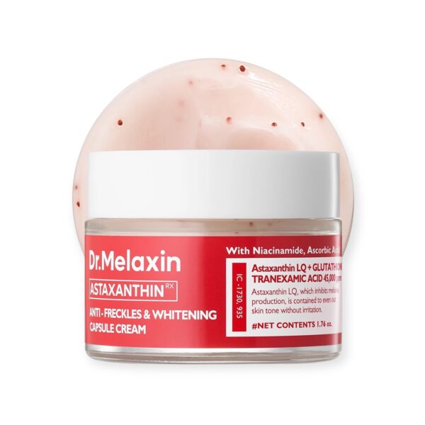 DR. MELAXIN Astaxanthin Anti-Freckles & Whitening Capsule Cream – rozjaśniający krem odmładzający z astaksantyną 50 ml